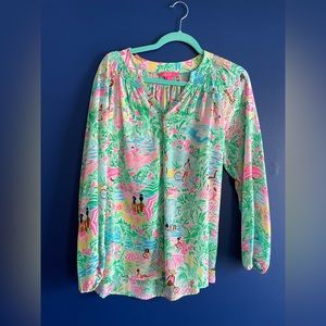 Elsa silk top